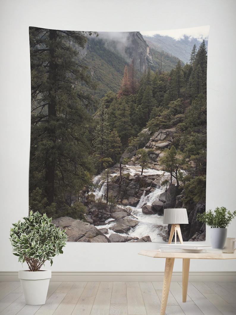 Yosemite Wilderness Wall Tapestry Wild Forest Scenic Wall  Etsy