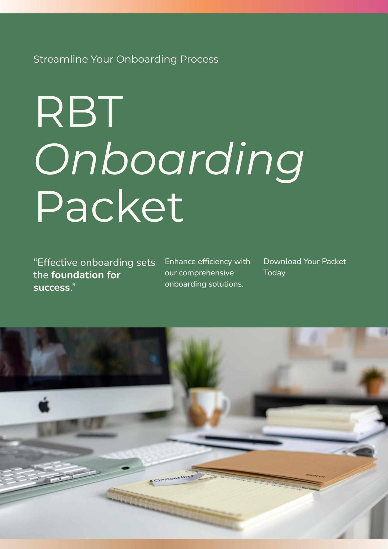 Rbt Training Checklist Example.pdf RBT Onboarding Packet | New Hire Checklist, Training Schedule (word ...