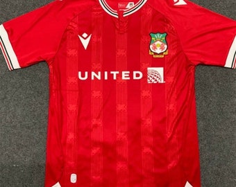 2023-24 Wrexham AFC Black Football Jersey For Adult, Youth Shirt,Wrexham AFC Home Jersey
