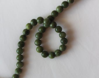 La Più Nobile Collana Con Ciondolo Da Sposa In Giada Verde A 2 File - Foto 3