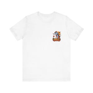 Halloween Werewolf Skateboard T-Shirt | Chest Patch Horror Cartoon