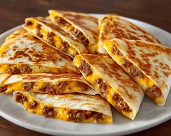 Smashburger Quesadillas Recipe: Crispy Cheesy Beef Snack (Digital Download)