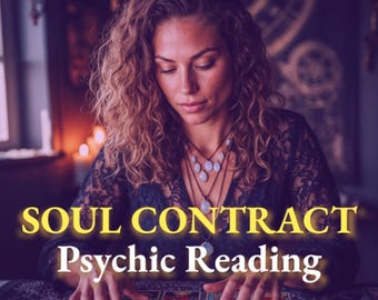 Soul Contract Psychic Reading | Same Hour | Karmic Connection | Twin Flame Insight | Psychic Connection | Tarot Guidance