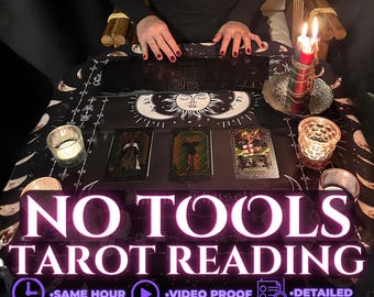 Same Hour Psychic Reading, No Tools Clairvoyant Medium, Love Career Insight