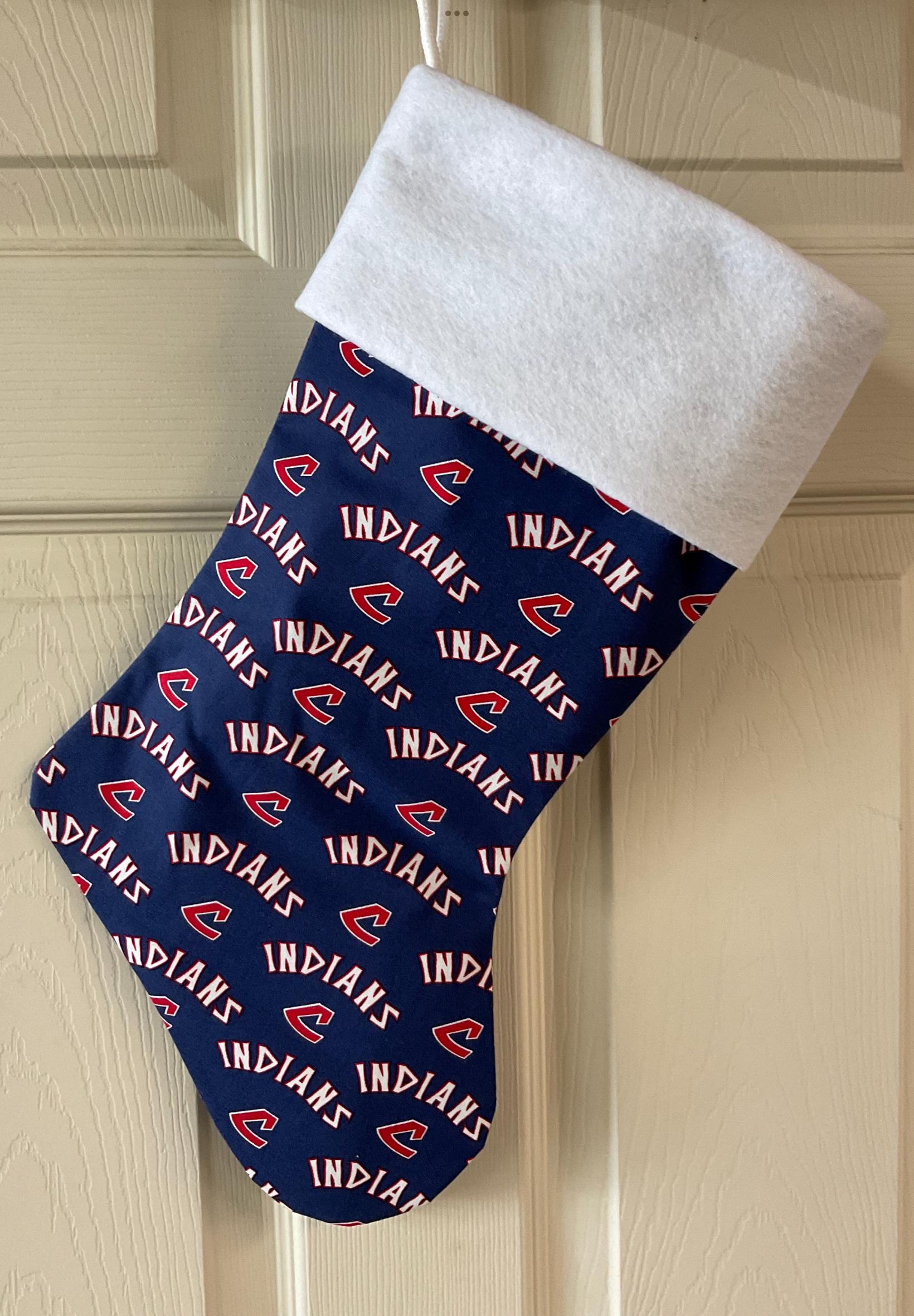 Discover Cleveland Indians Christmas Stocking
