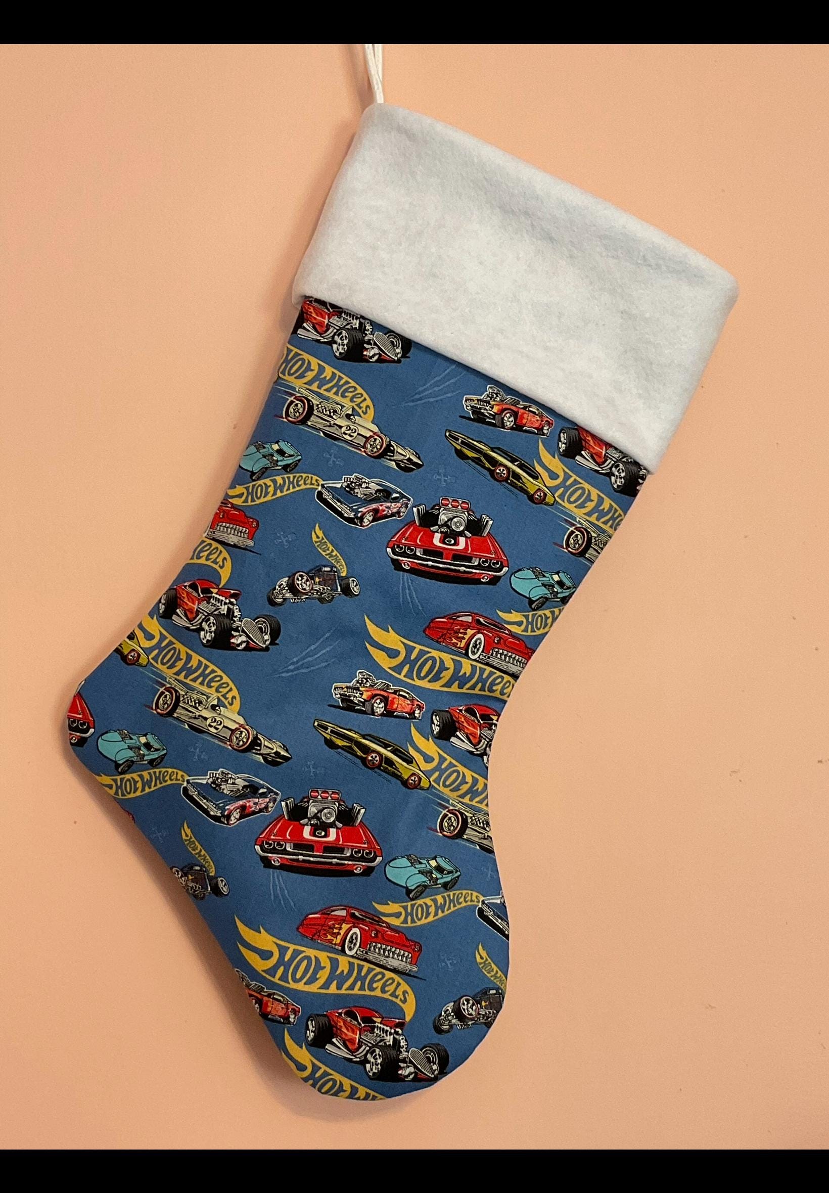 Discover Ht wheels blue Christmas Stocking