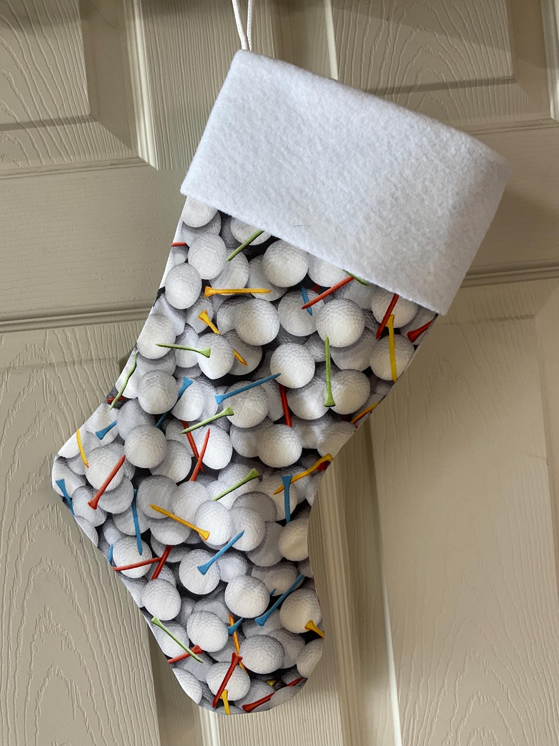 Discover Golf balls Christmas Stocking