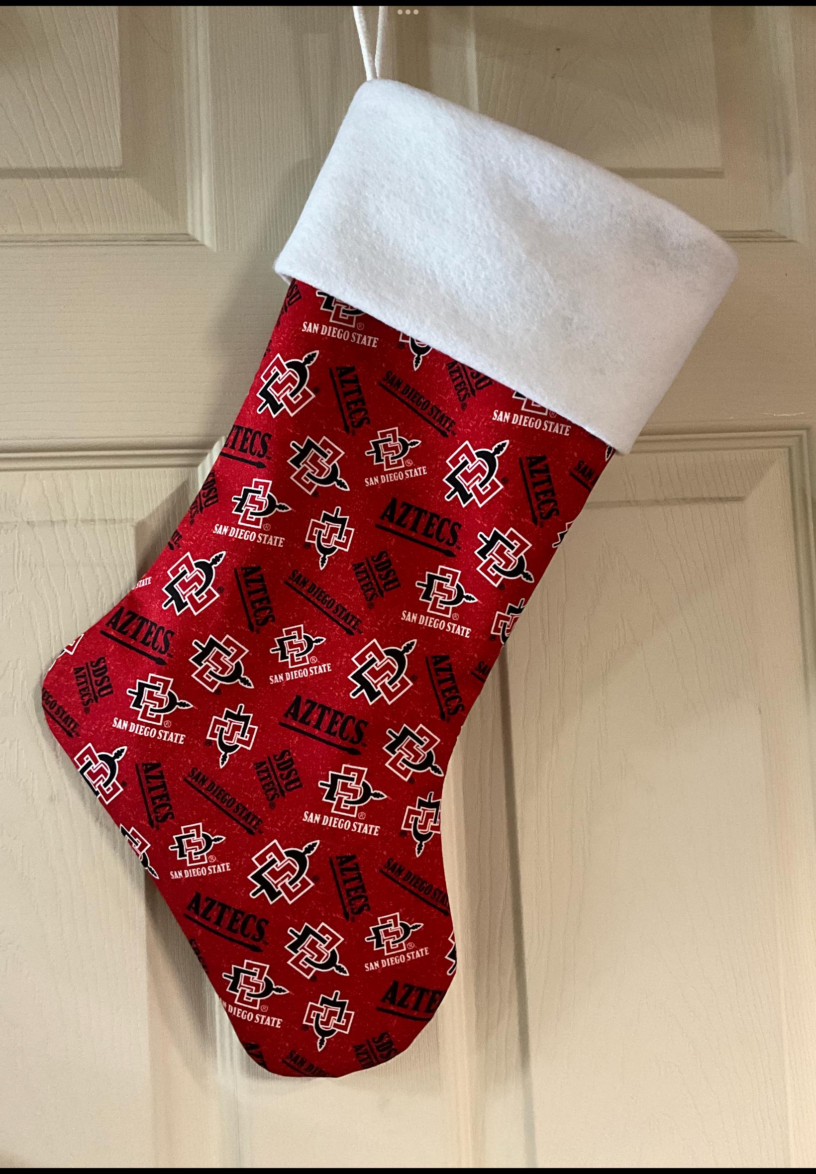Discover San Diego Aztecs Christmas Stocking