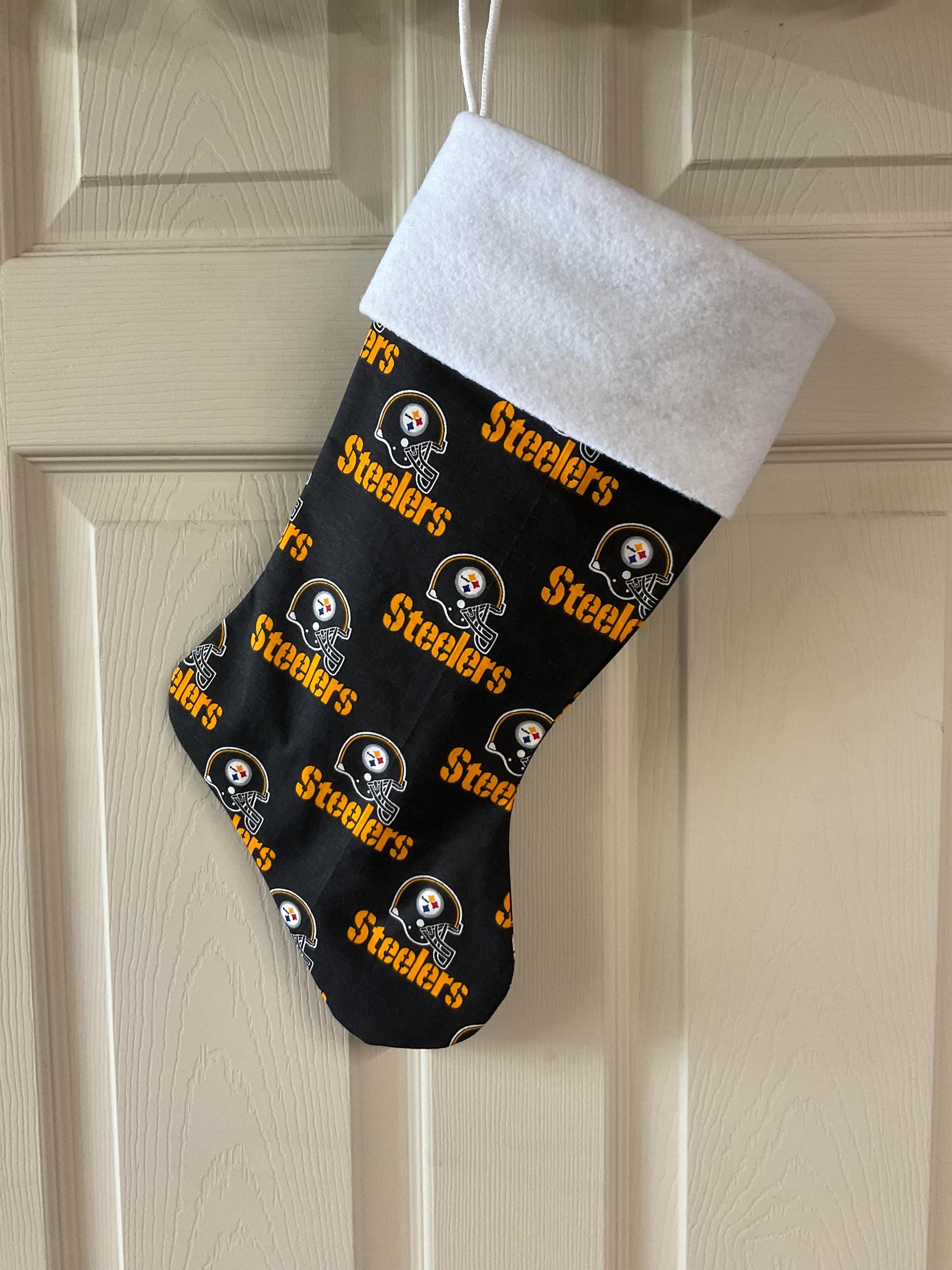Discover Pittsburgh Steeler Christmas Stocking