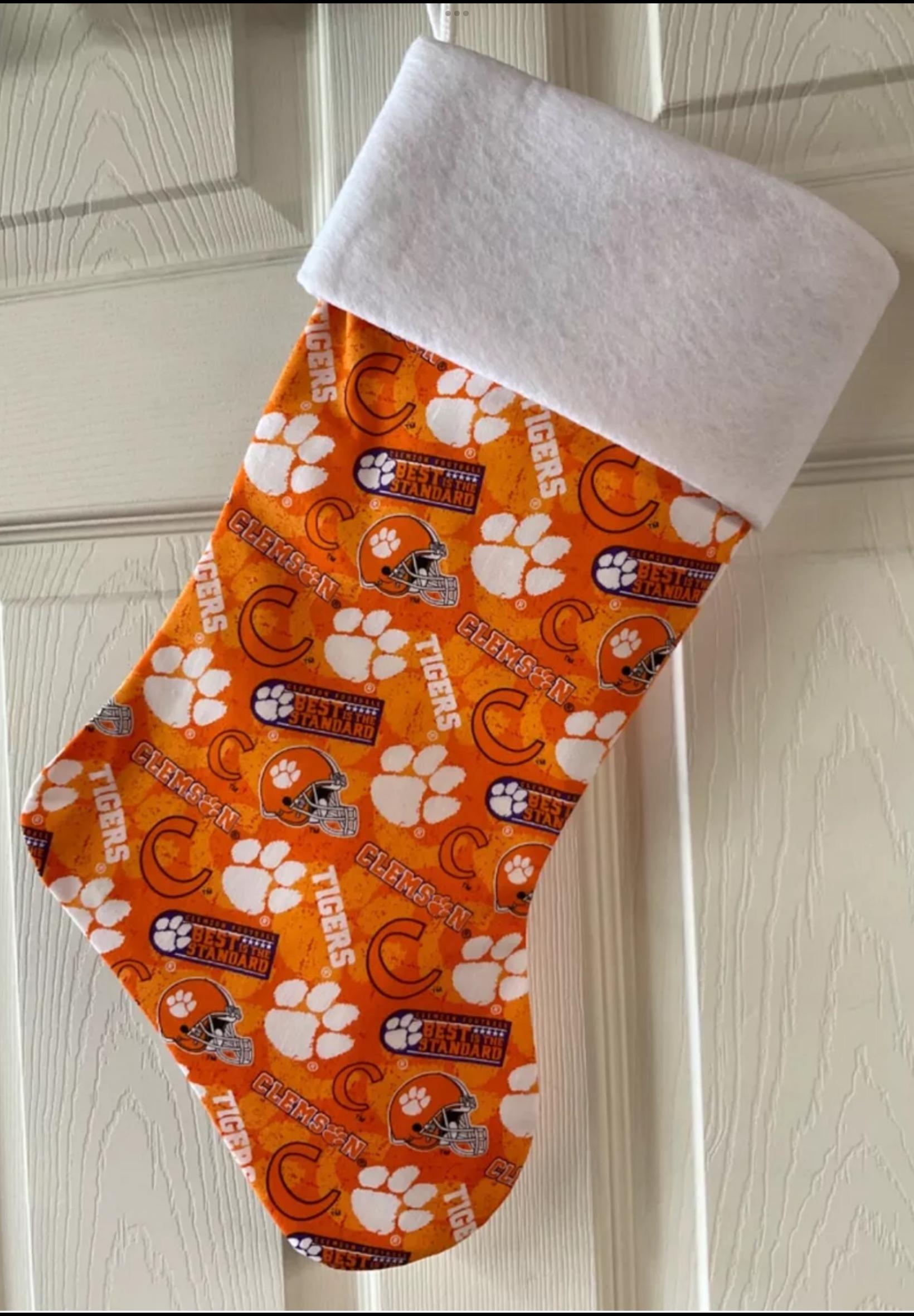 Discover Clemson  Tigers Christmas Stocking