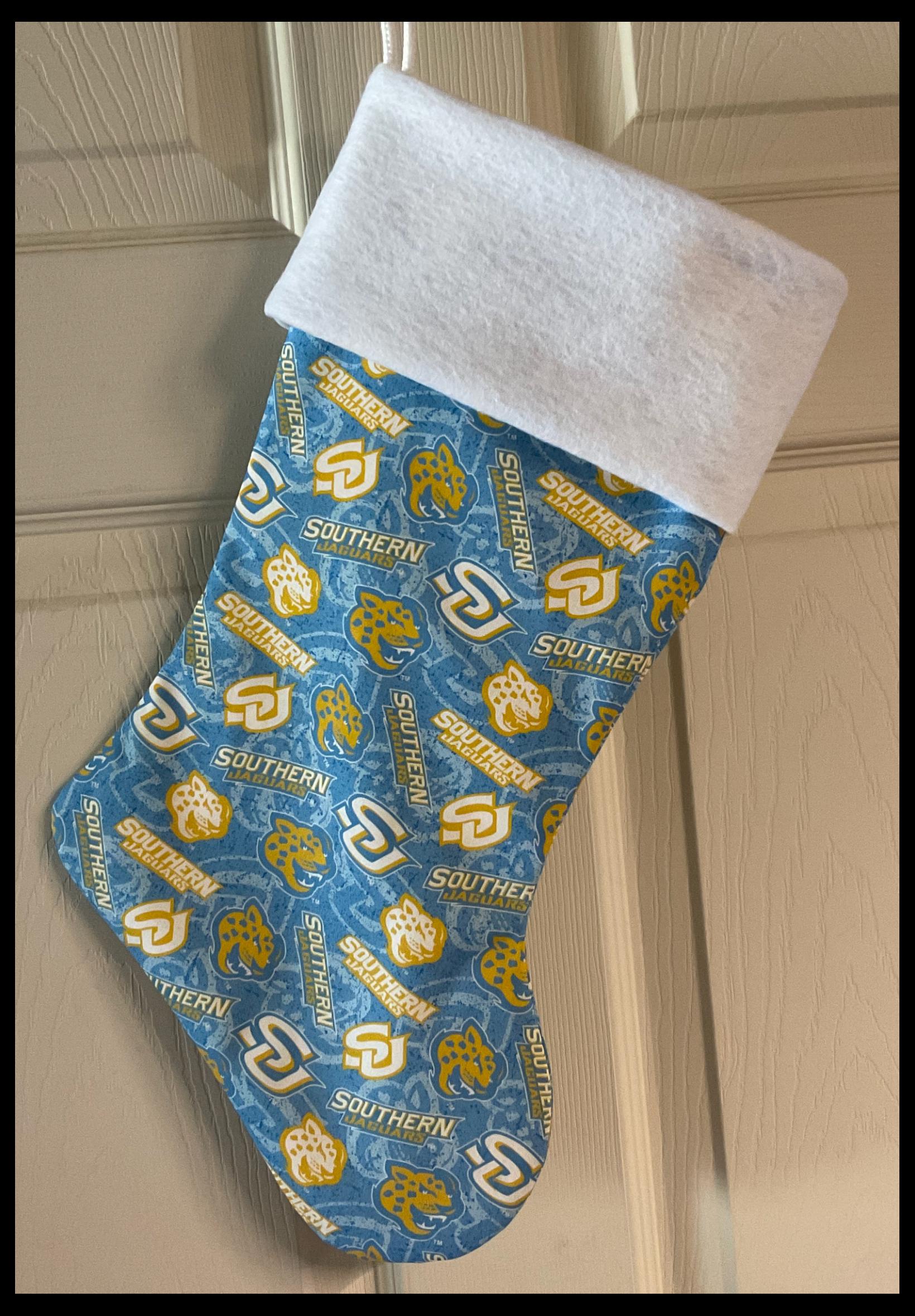 Discover Southern Jaguars Christmas Stocking