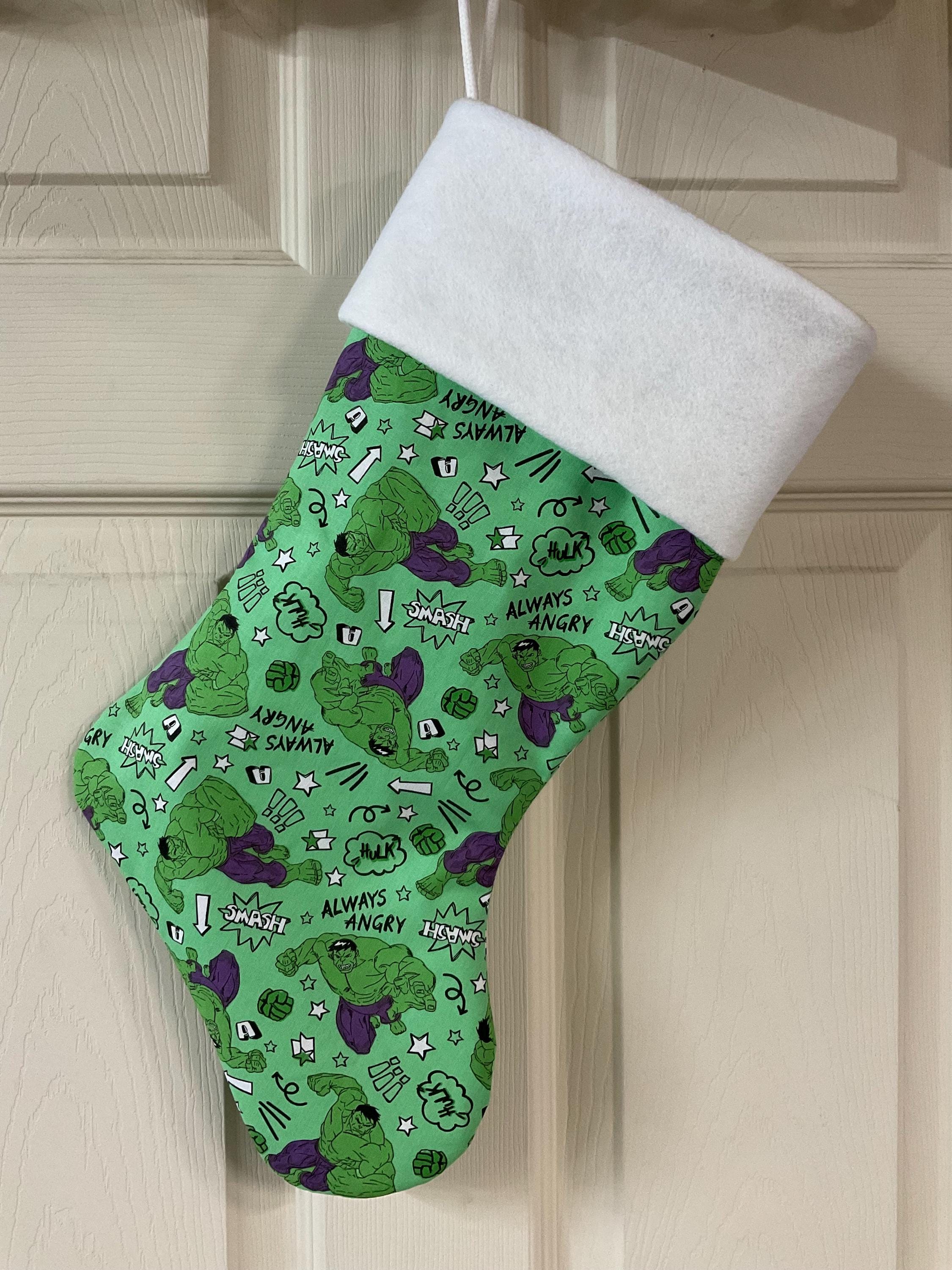 Discover The incredible Hulk Christmas Stocking
