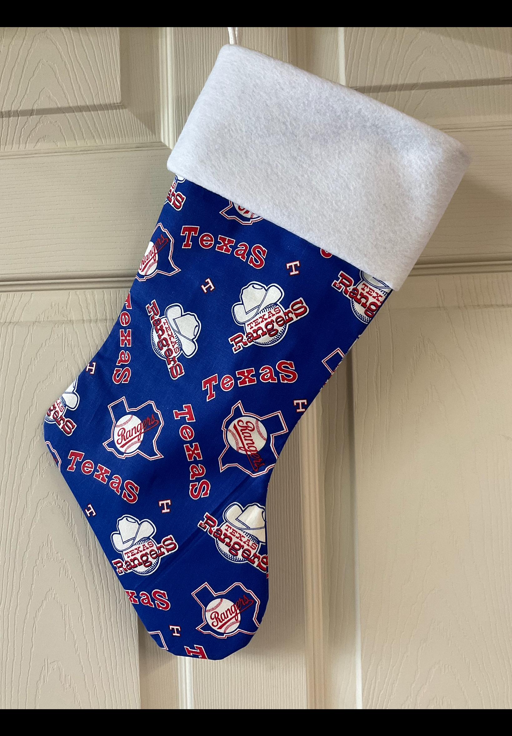 Discover Texas Rangers  Christmas Stocking