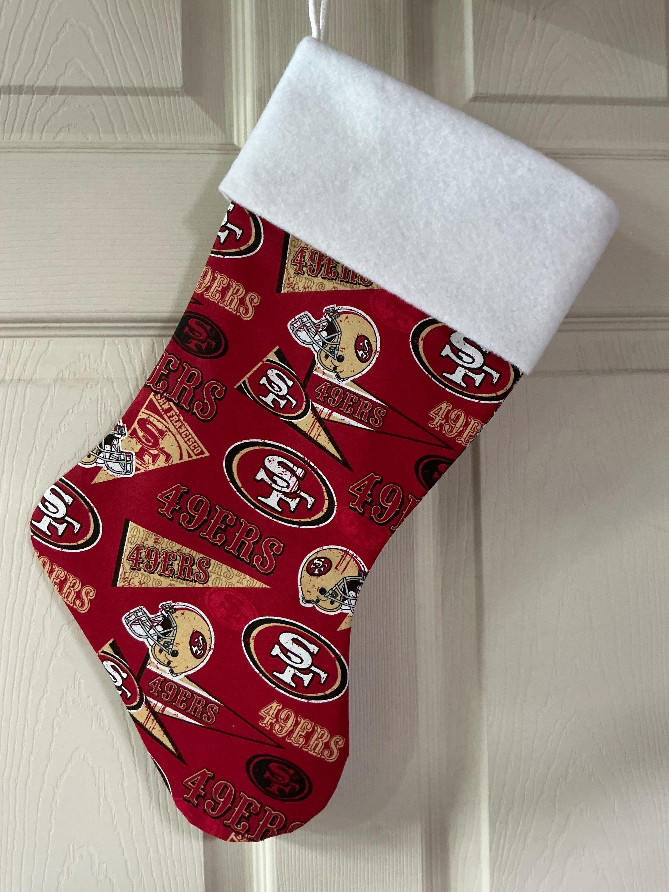 Discover San Francisco 49ers  Christmas Stocking
