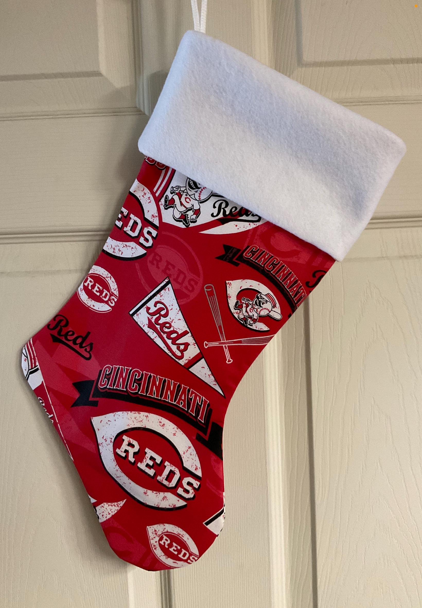 Discover Cincinnati Reds Christmas Stocking