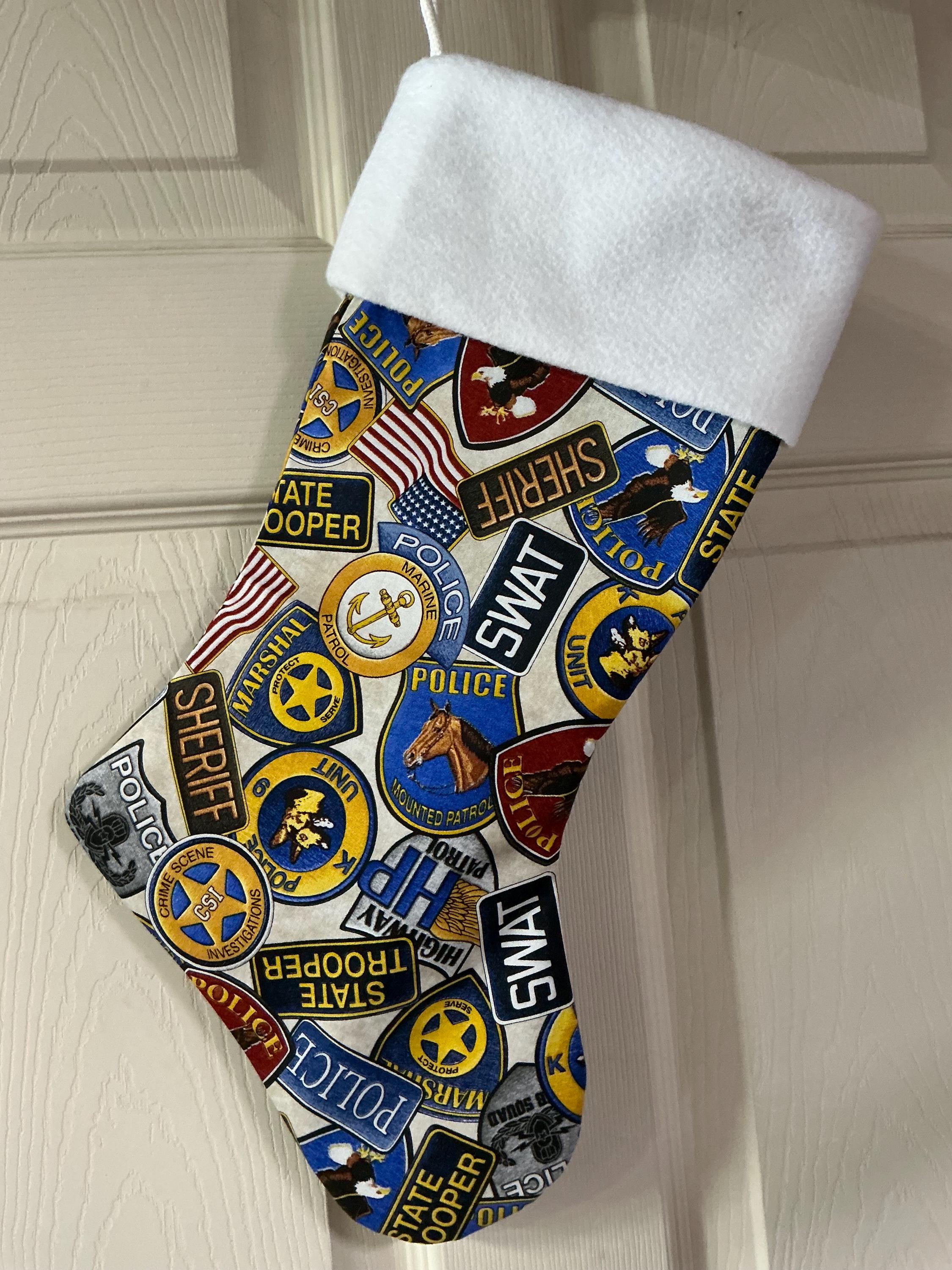 Discover Law Enforcement  Christmas Stocking