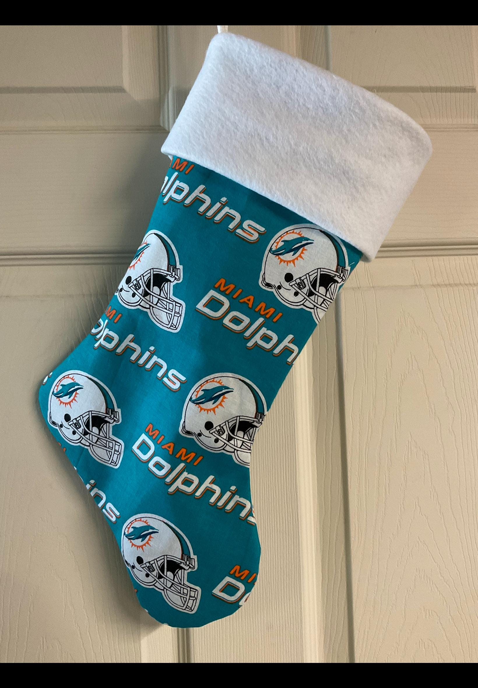 Discover Miami Dolphins Christmas Stocking