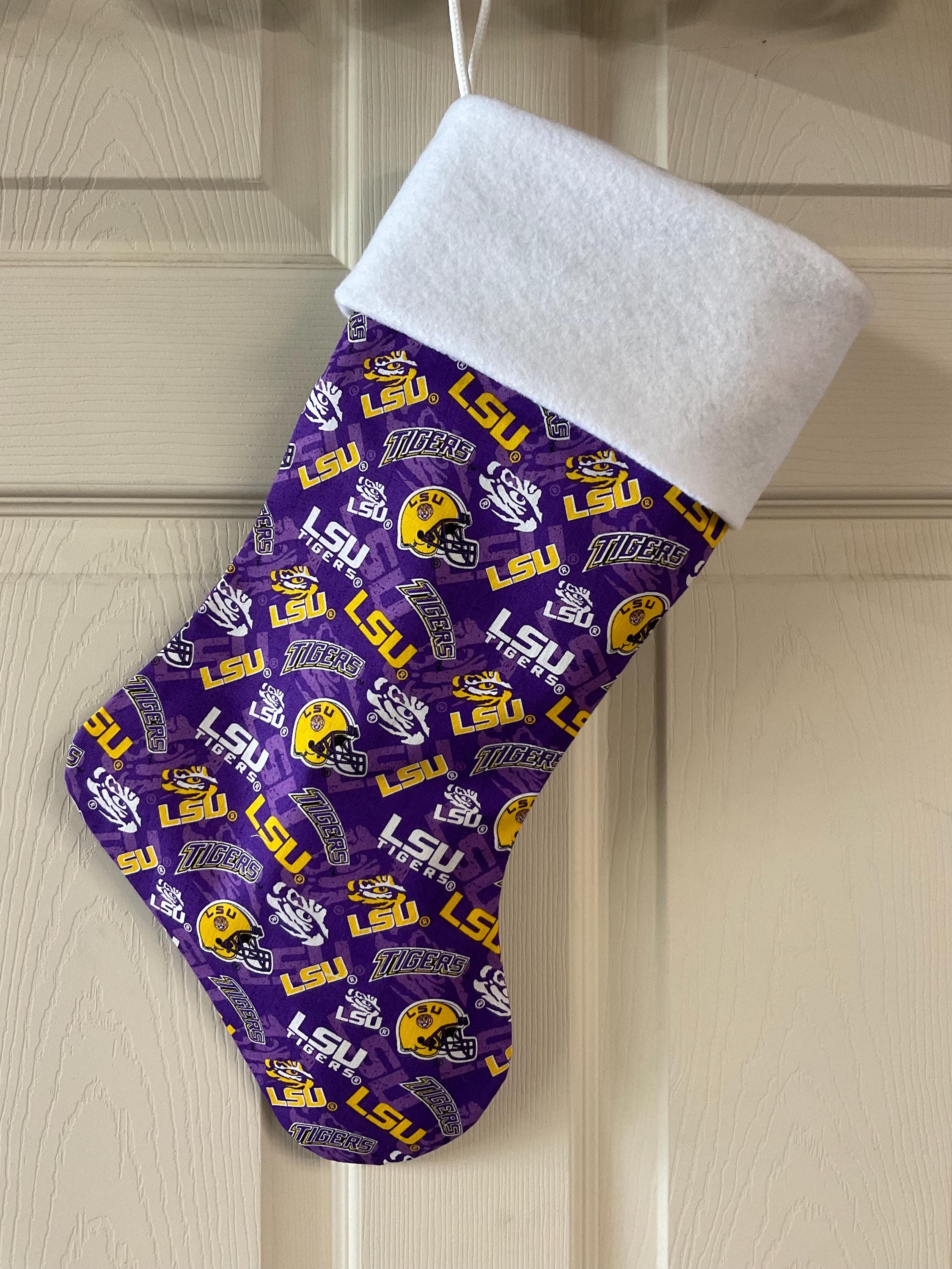 Discover LSU  Christmas Stocking