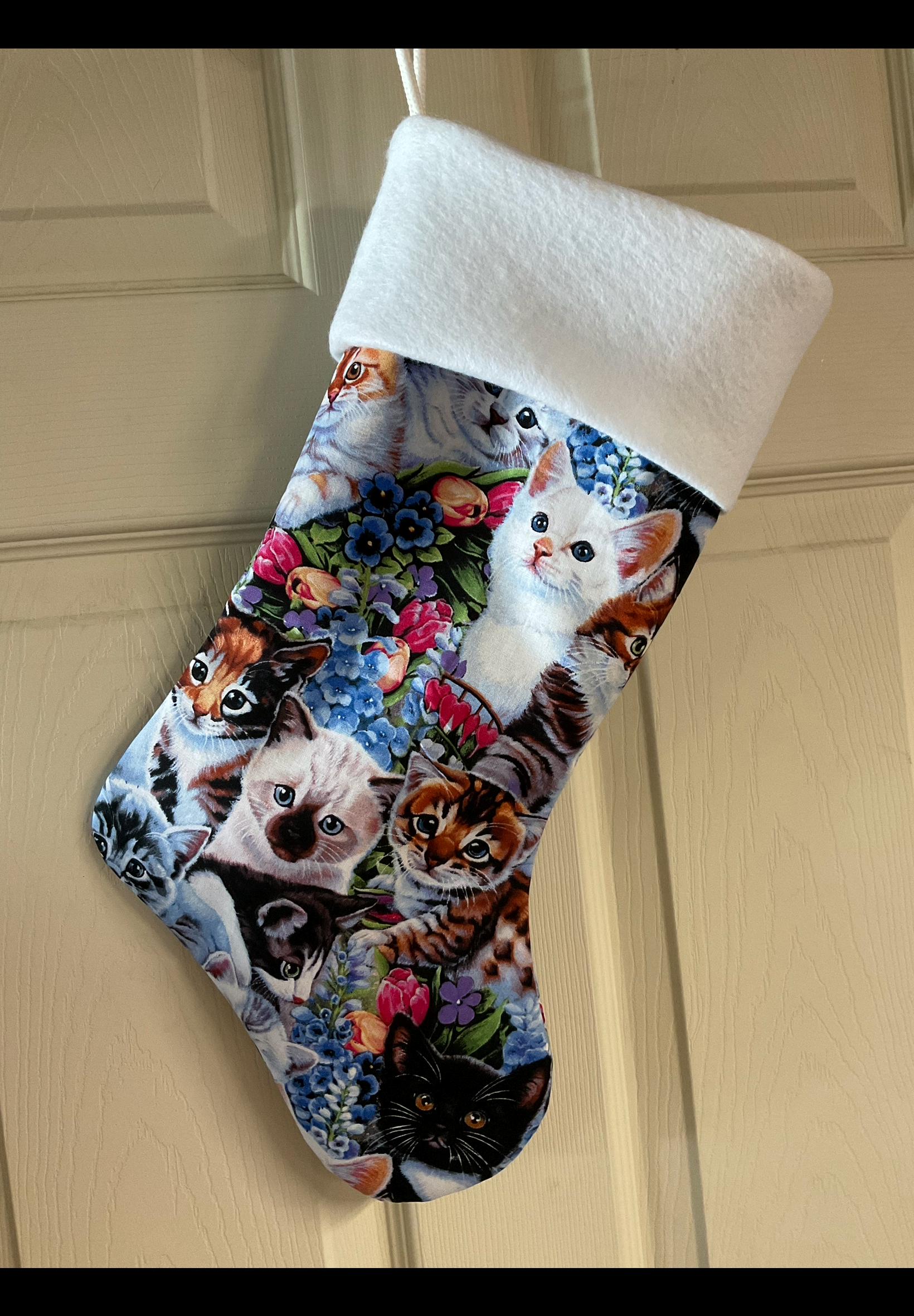Discover Kitty cats Christmas Stocking