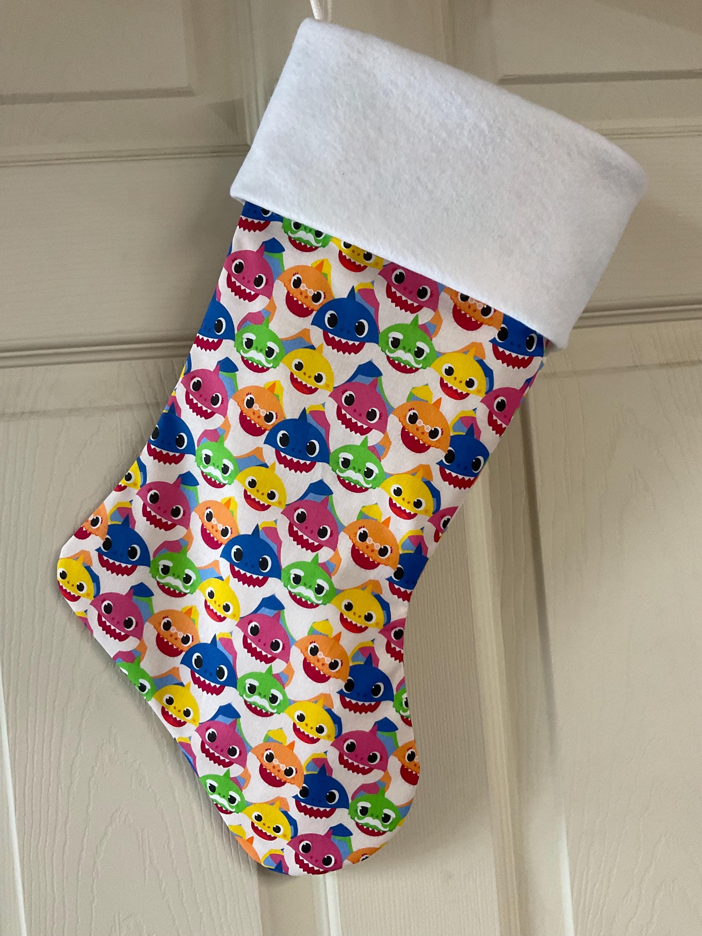 Discover Baby Sharks Christmas Stocking