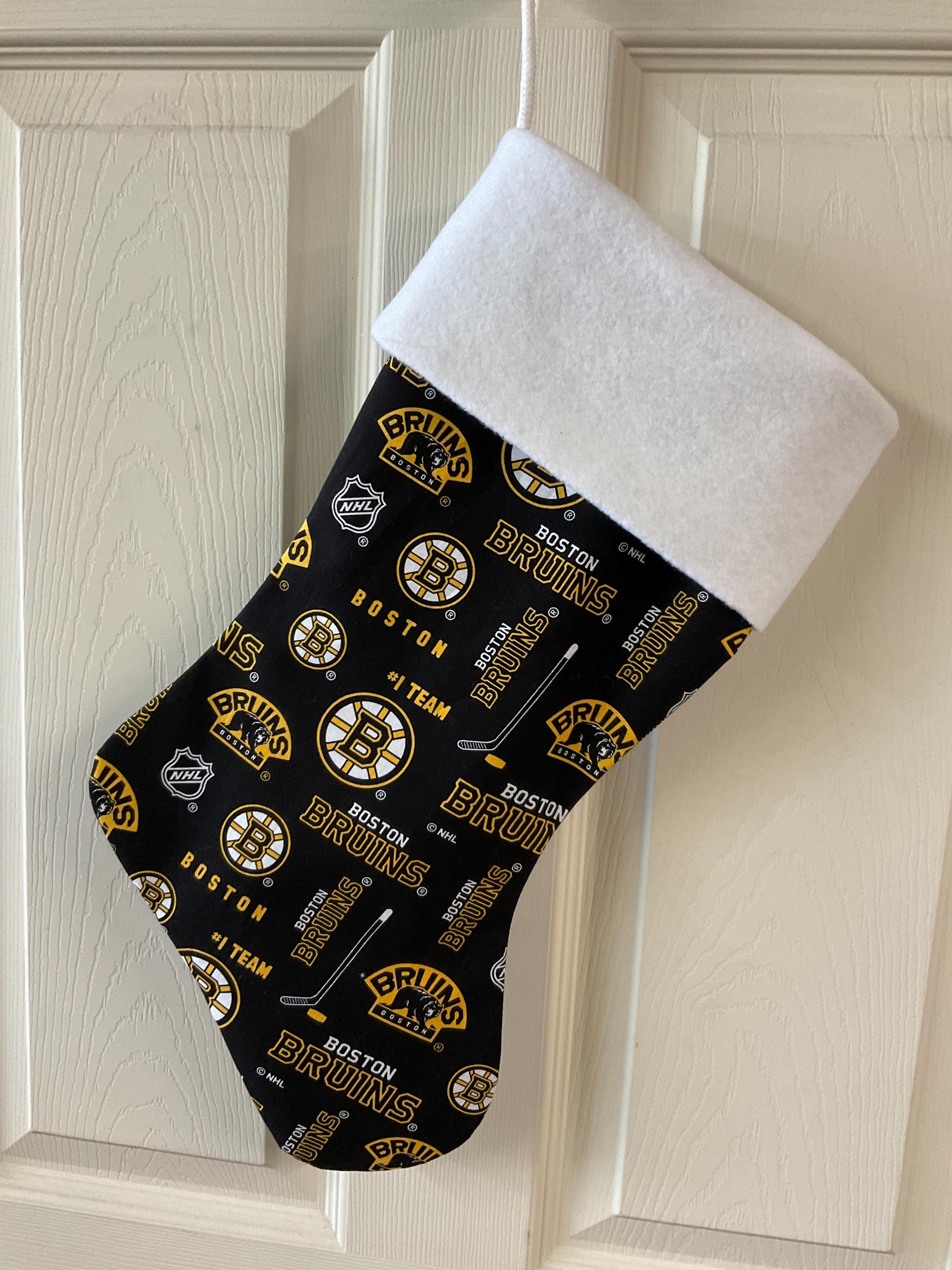 Discover Boston Bruins Christmas Stocking