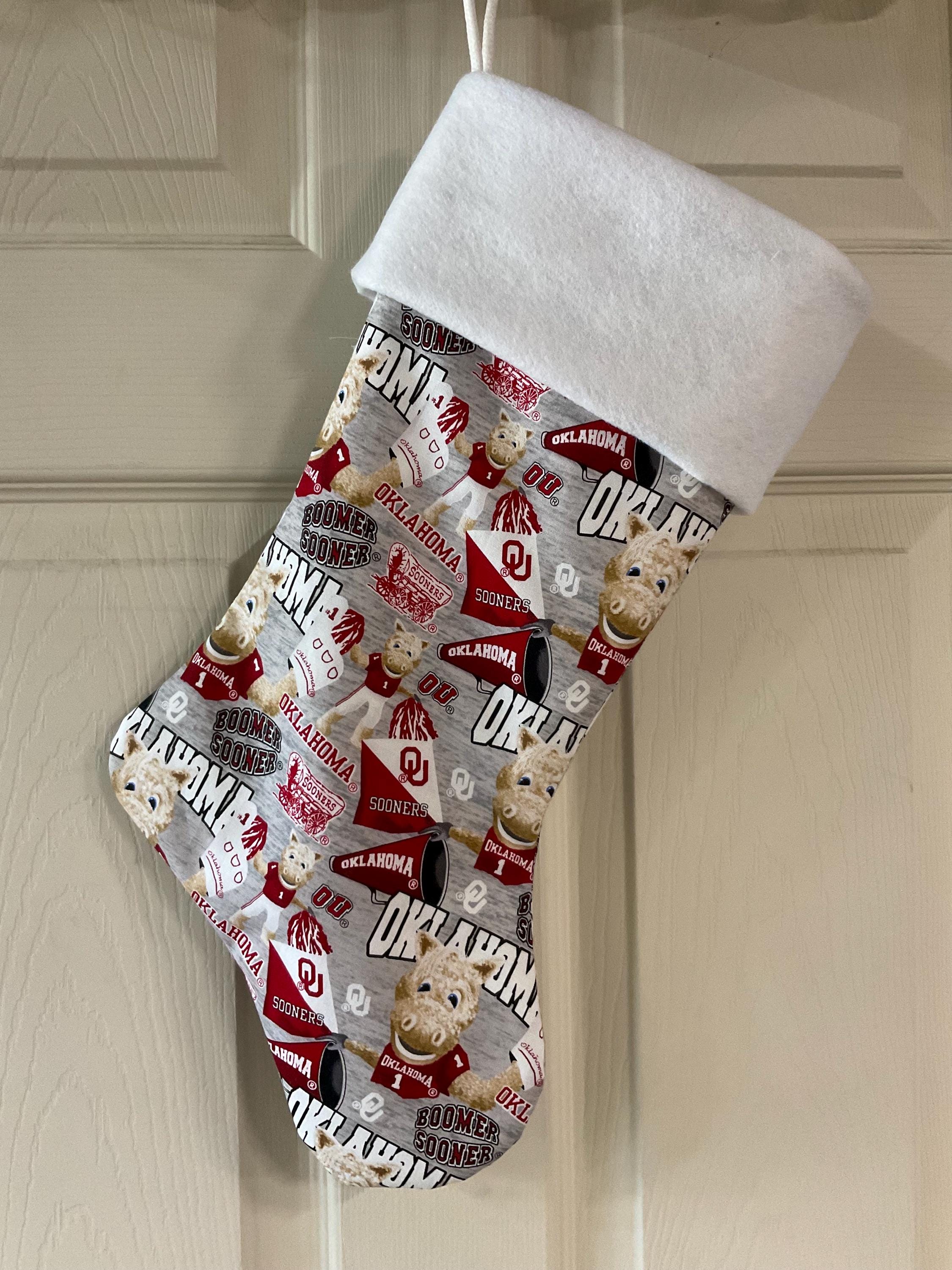 Discover Oklahoma Sooners Christmas Stocking