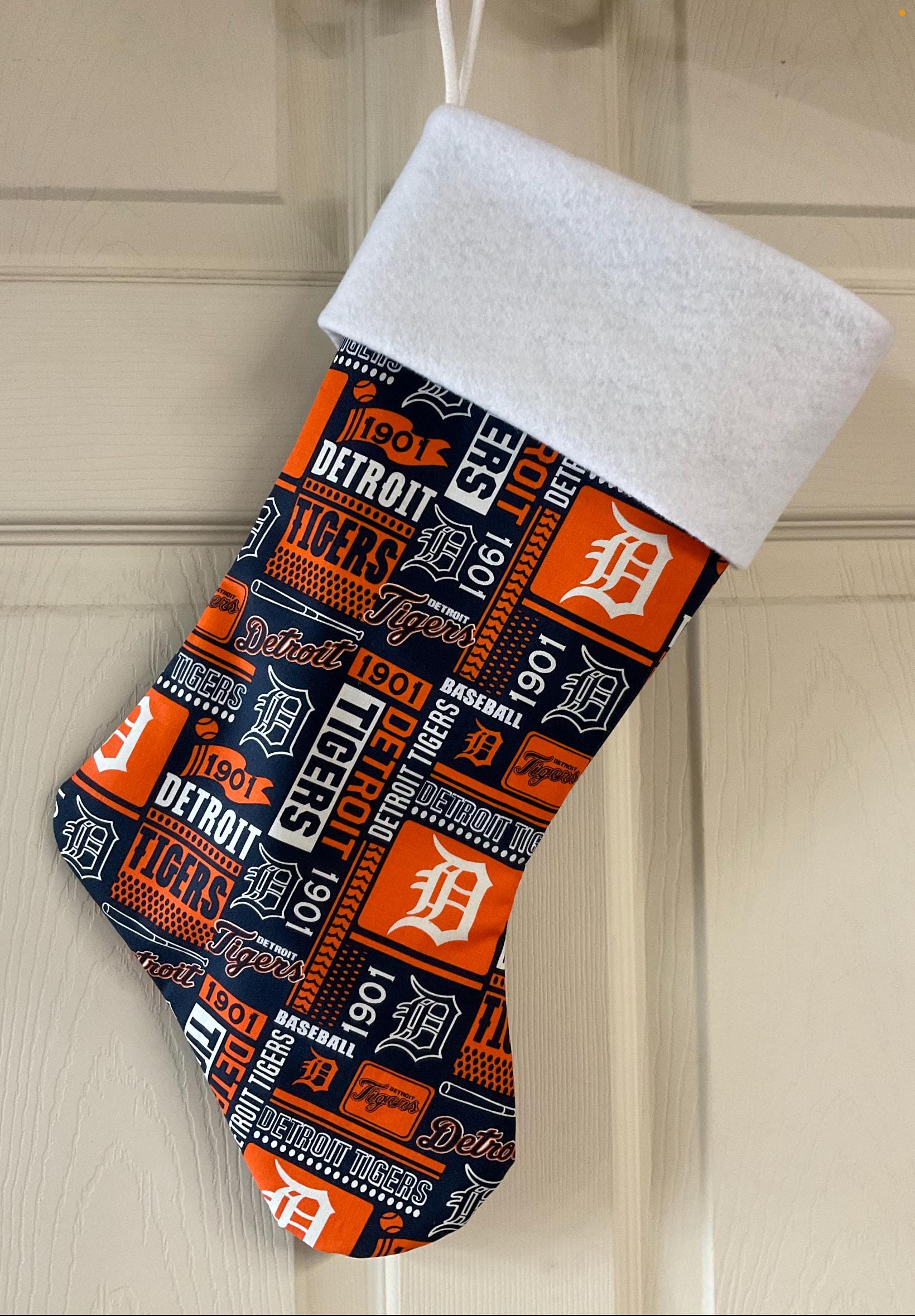Discover Detroit Tigers Christmas Stocking