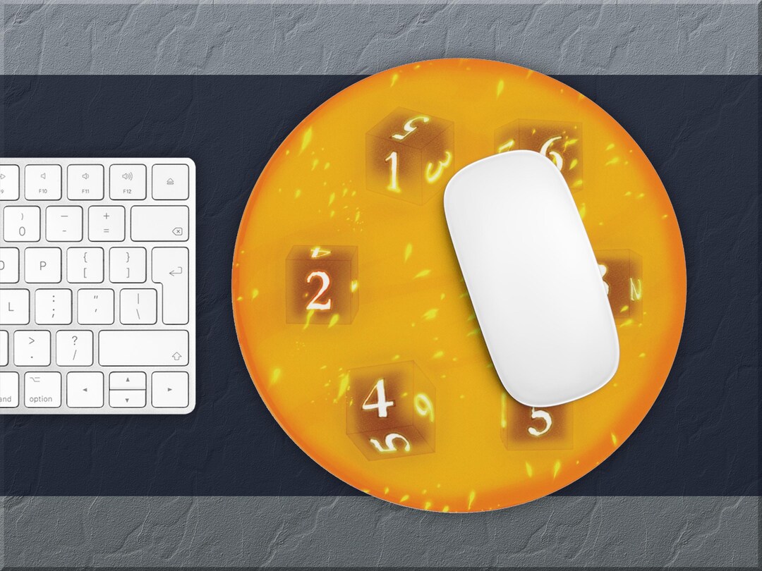 Fireball Spell Mouse Pad | Dnd RPG Desk Mat, Fantasy Gamer Desk Decor ...