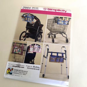 Simplicity 2664 Sewing Pattern Organizers for Stroller Shopping Cart Walker