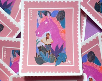 Year of the Horse 2026 Stamp Sticker