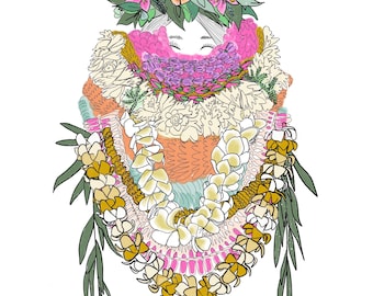 Stacks no. 1-Wahine  (11x14" with Mat)