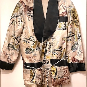 Vintage Japanese Smoking Jacket - Etsy