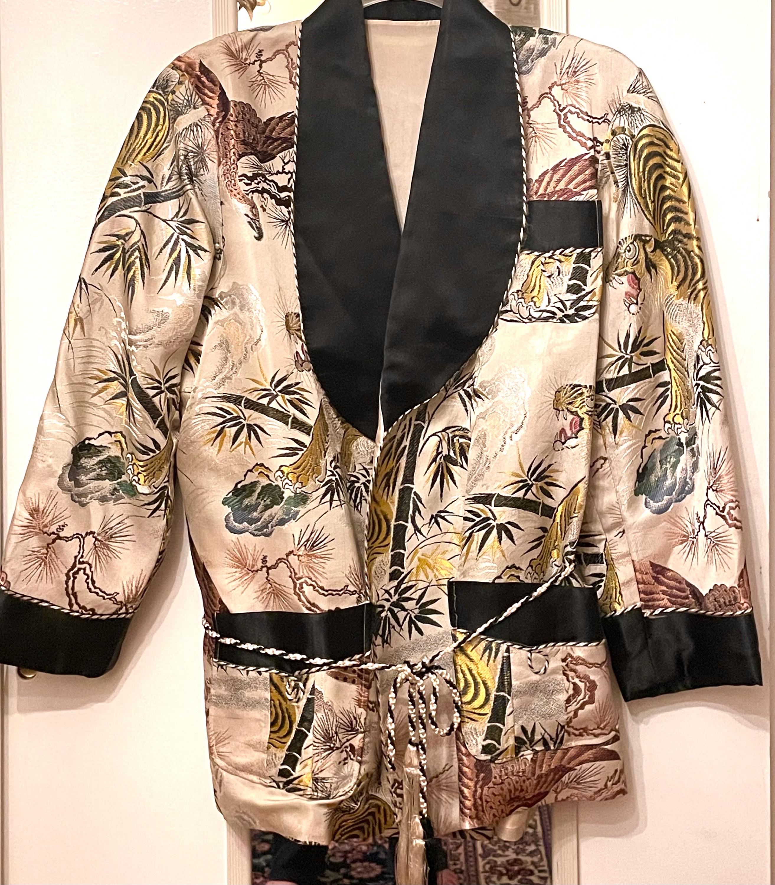 Japanese Smoking Jacket - Etsy