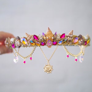 The Paradise Mermaid Crown - headband - hairband - hen party - bridal shower - baby shower - bachelorette - made to order