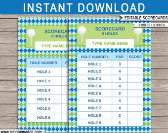 Blank Disc Golf Scorecard Template from i.etsystatic.com