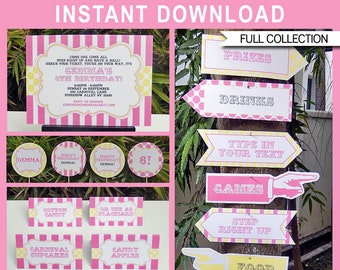 Pink Carnival Party Etsy