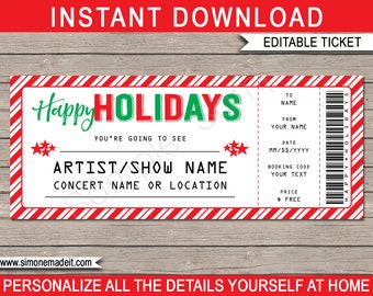 concert ticket etsy