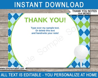 golf thank you etsy