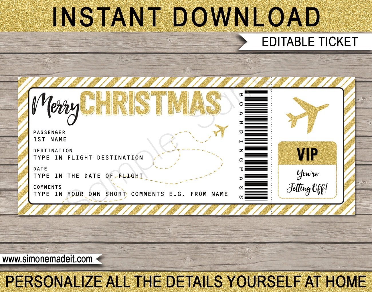 christmas-gift-airplane-ticket-template-printable-boarding-pass-flight-coupon-surprise-trip-reveal-instant-download-editable-text-etsy for Free Printable Plane Ticket Template Christmas Gift Airplane Ticket Template - Printable Boarding Pass Flight Coupon - Surprise Trip Reveal - INSTANT DOWNLOAD - EDITABLE Text - Etsy for Free Printable Plane Ticket Template