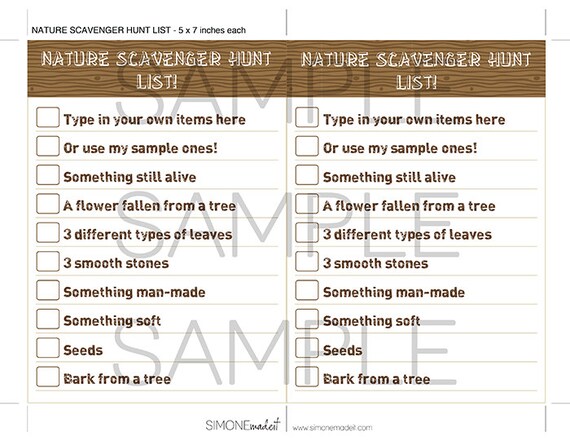 Scavenger Hunt List >> Camping Party Nature Scavenger Hunt List Camping Party Games Instant Download With Editable Text Type Your Own Text In Adobe Reader Scavenger Hunt List >> Camping Party Nature Scavenger Hunt List Camping Party Games Instant Download With Editable Text Type Your Own Text In Adobe Reader