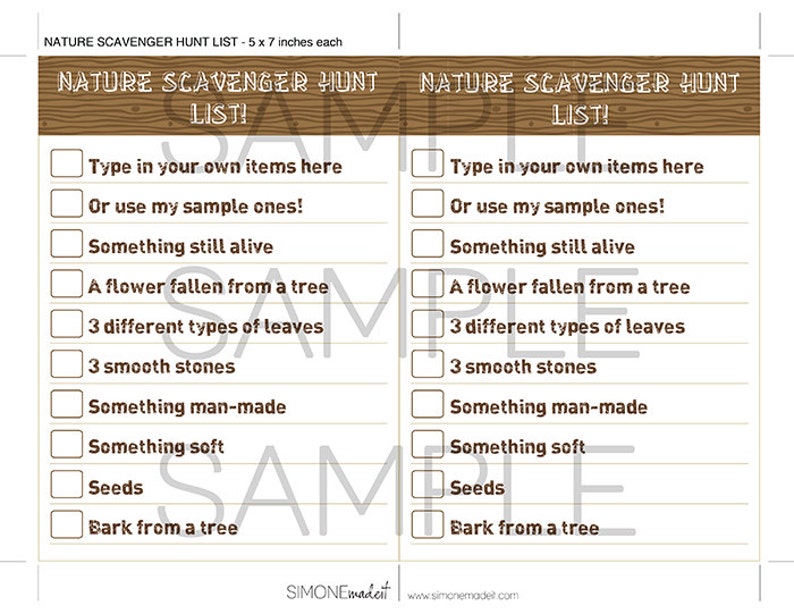 Scavenger Hunt List >> Camping Party Nature Scavenger Hunt List Camping Party Games Etsy Scavenger Hunt List >> Camping Party Nature Scavenger Hunt List Camping Party Games Etsy
