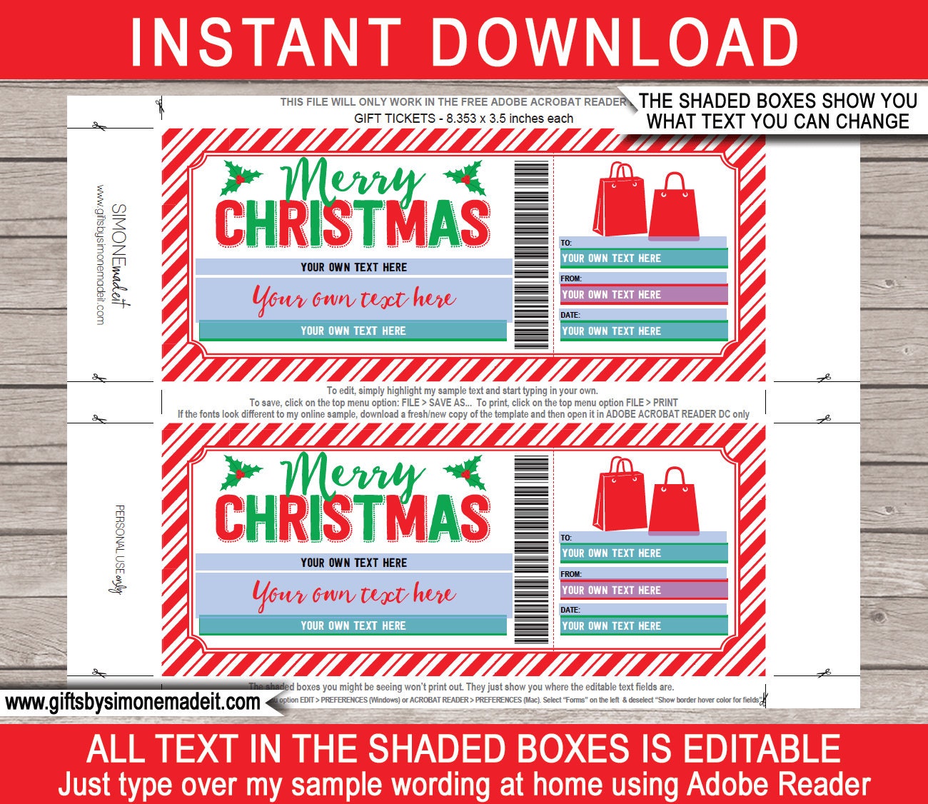 Gift Certificate Template Free Mac