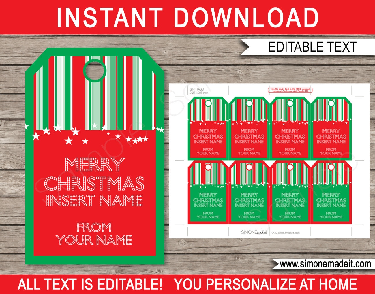 christmas-gift-tags-template-printable-xmas-tags-merry-christmas-custom-personalized-instant-download-with-editable-names-message-etsy