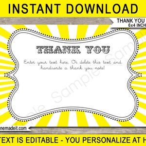 Sunshine Theme Party Decorations Invitation Template Bundle full Collection, Pack, Package, Set, Kit INSTANT DOWNLOAD EDITABLE text image 10