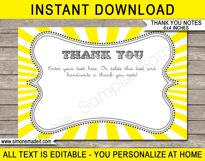 Sunshine Theme Party Decorations Invitation Template Bundle full Collection, Pack, Package, Set, Kit INSTANT DOWNLOAD EDITABLE text image 10