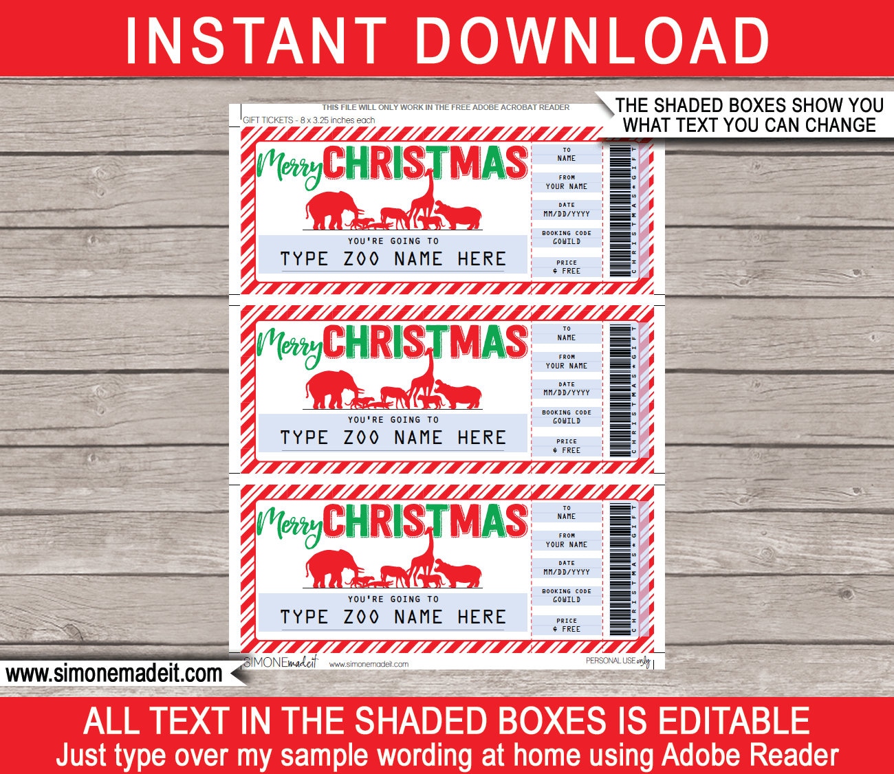 zoo-ticket-template-printable-christmas-gift-voucher-etsy-espa-a