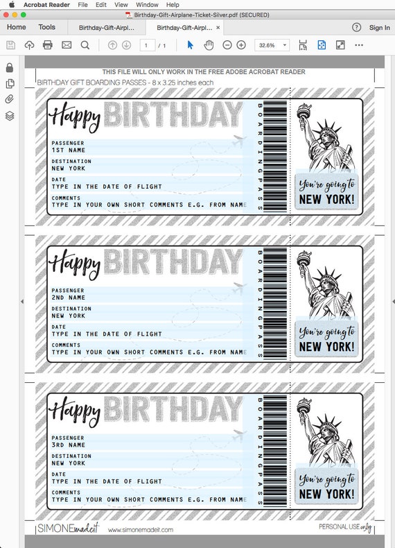 BIGLIETTO DI AUGURI Carta Biglietto Pensione Aereo Biglietto Di Auguri Carta Biglietto Pensione Aereo Biglietto 125962241984