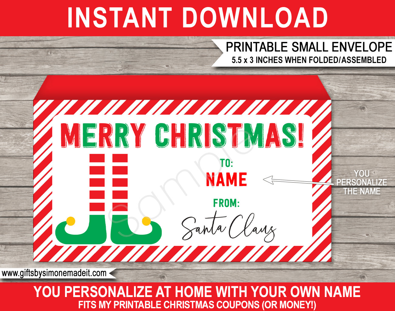 printable-christmas-envelope-template-elf-gift-last-minute-personalized-instant-download-with-editable-name-santas-workshop-etsy