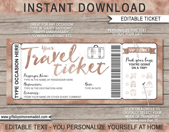 Surprise Holiday Reveal Gift Idea Printable Travel Ticket Boarding Pass surprise-holiday-reveal-gift-idea-printable-travel-ticket-boarding-pass