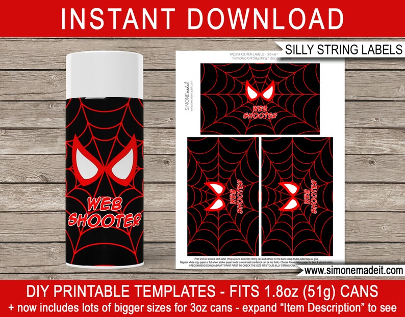 spiderman silly string